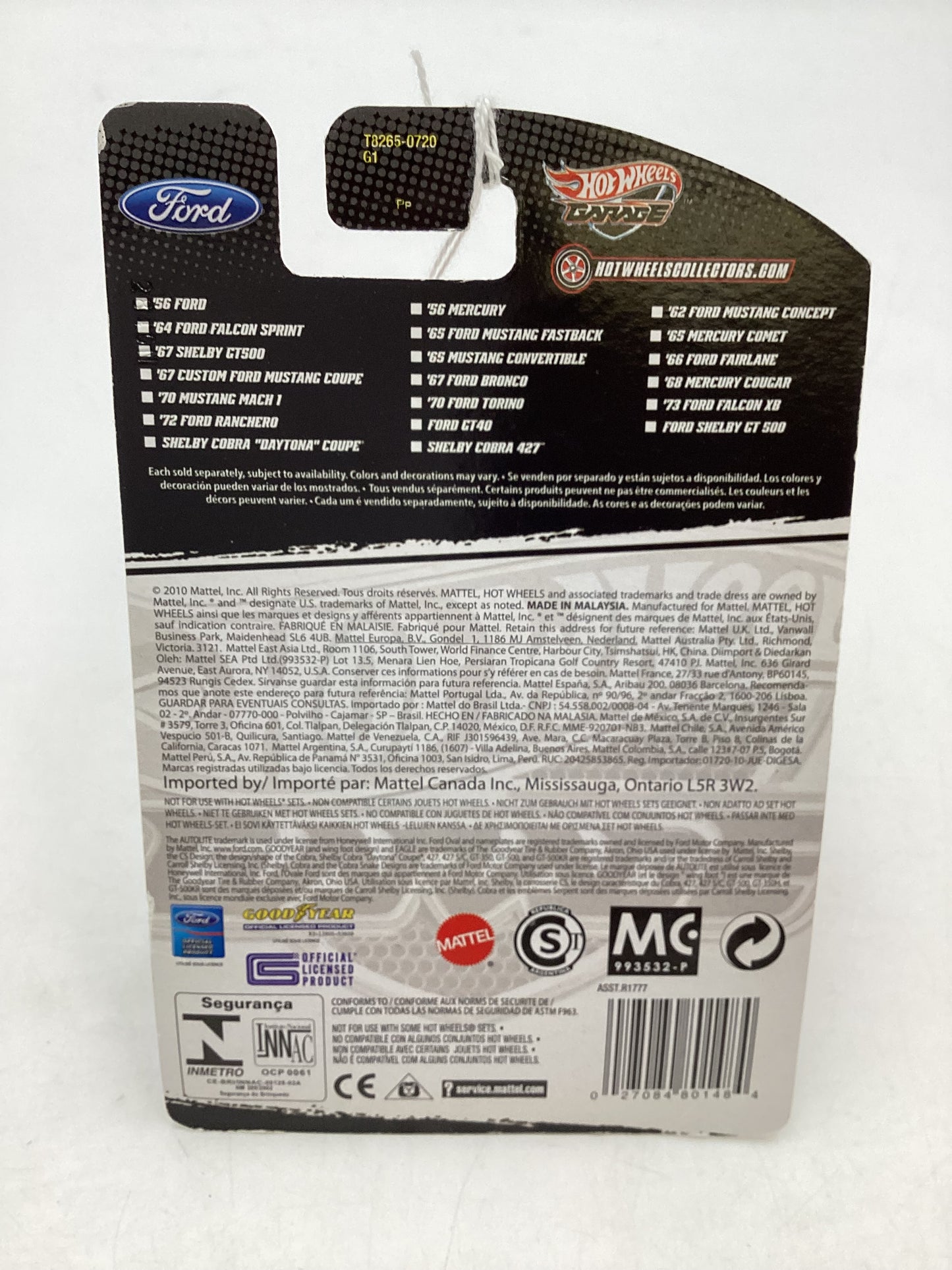 Hot Wheels Garage 06/20 Shelby Cobra 427 Silver