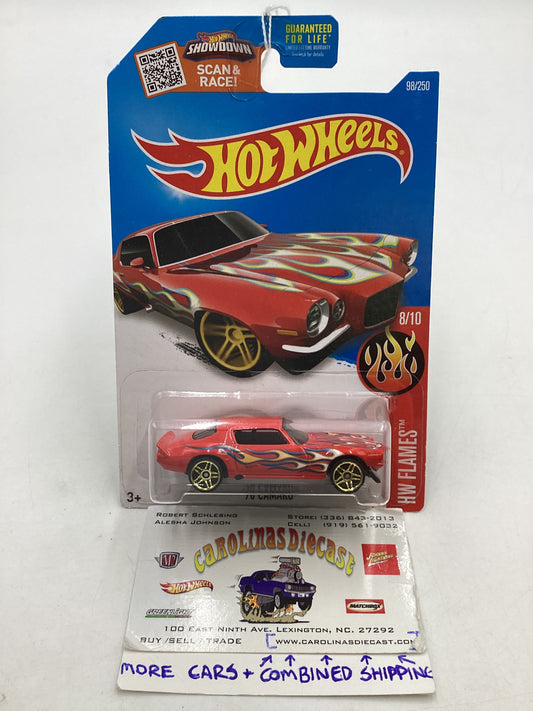 2016 Hot wheels #98 70 Camaro Red 11C