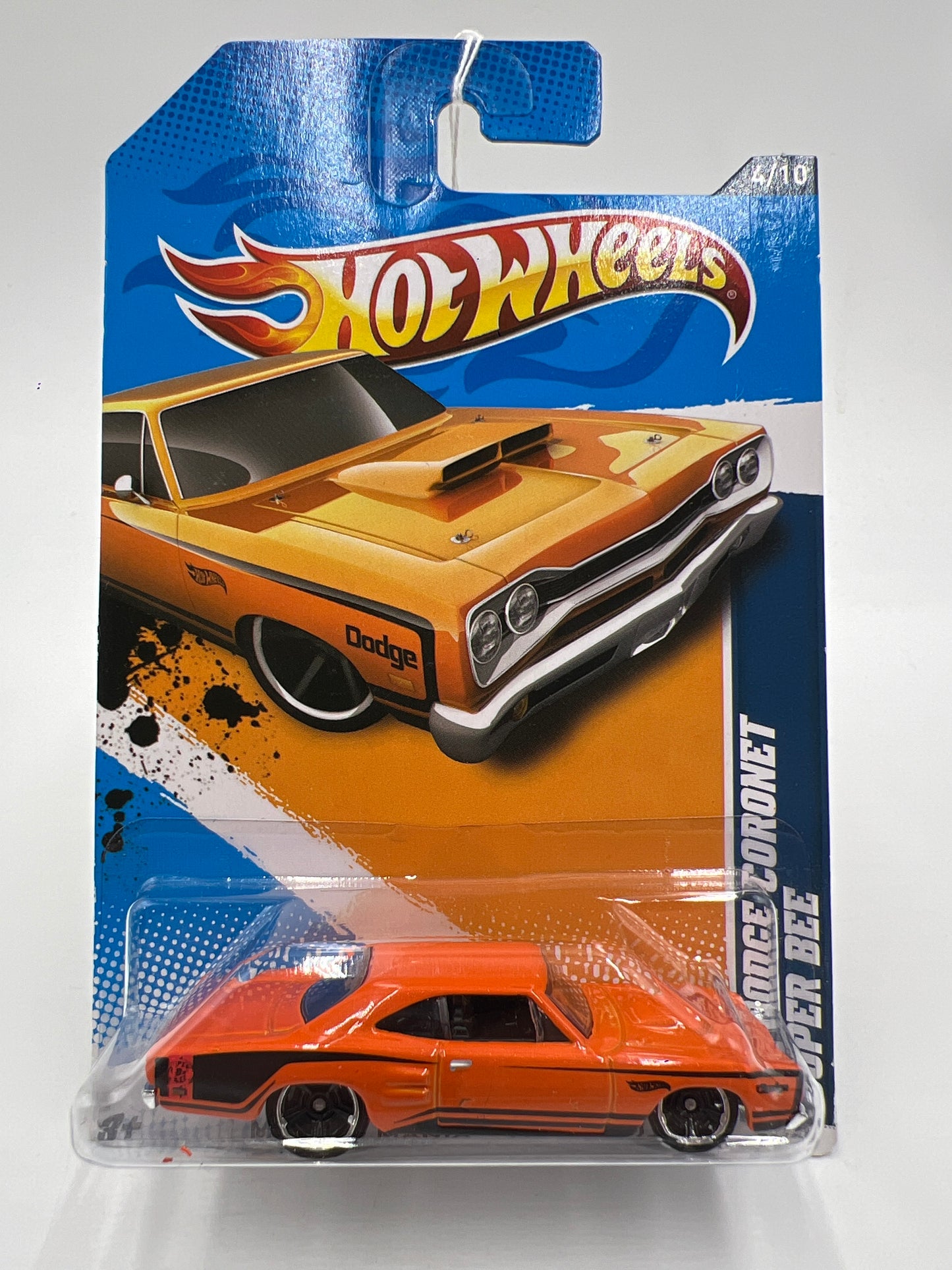2012 Hot Wheels Muscle Mania Mopar #84 69 Dodge Coronet Super Bee Orange 39D