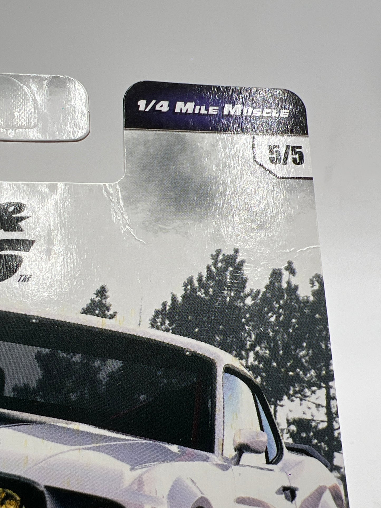 Hot Wheels Premium Fast & Furious 1/4 Mile Muscle #5 69 Ford Mustang Boss 302 White 247A