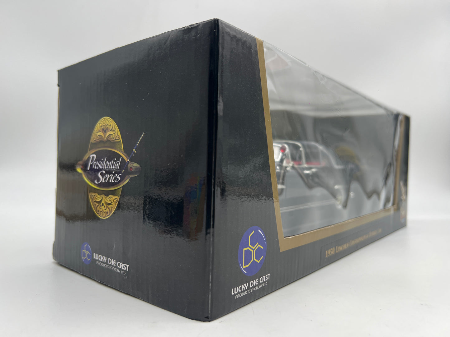 Road Signature 1/24 Scale Presidential Series 1950 Lincoln Cosmopolitan Bubble Top Black