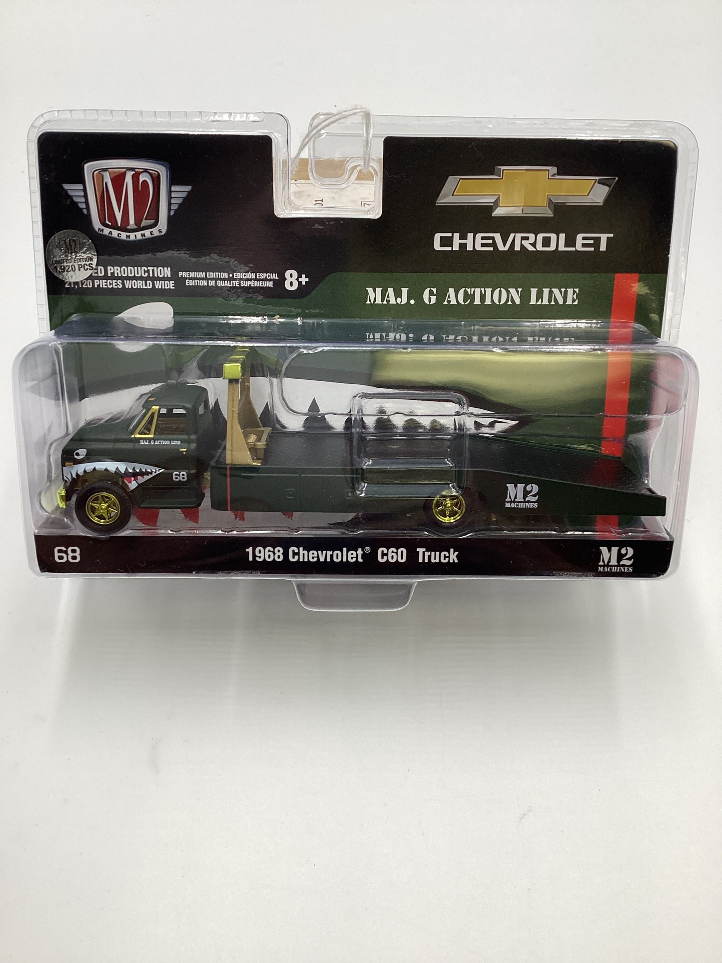 M2 Machines Maj G Action Line 1968 Chevrolet C60 Truck CHASE Green