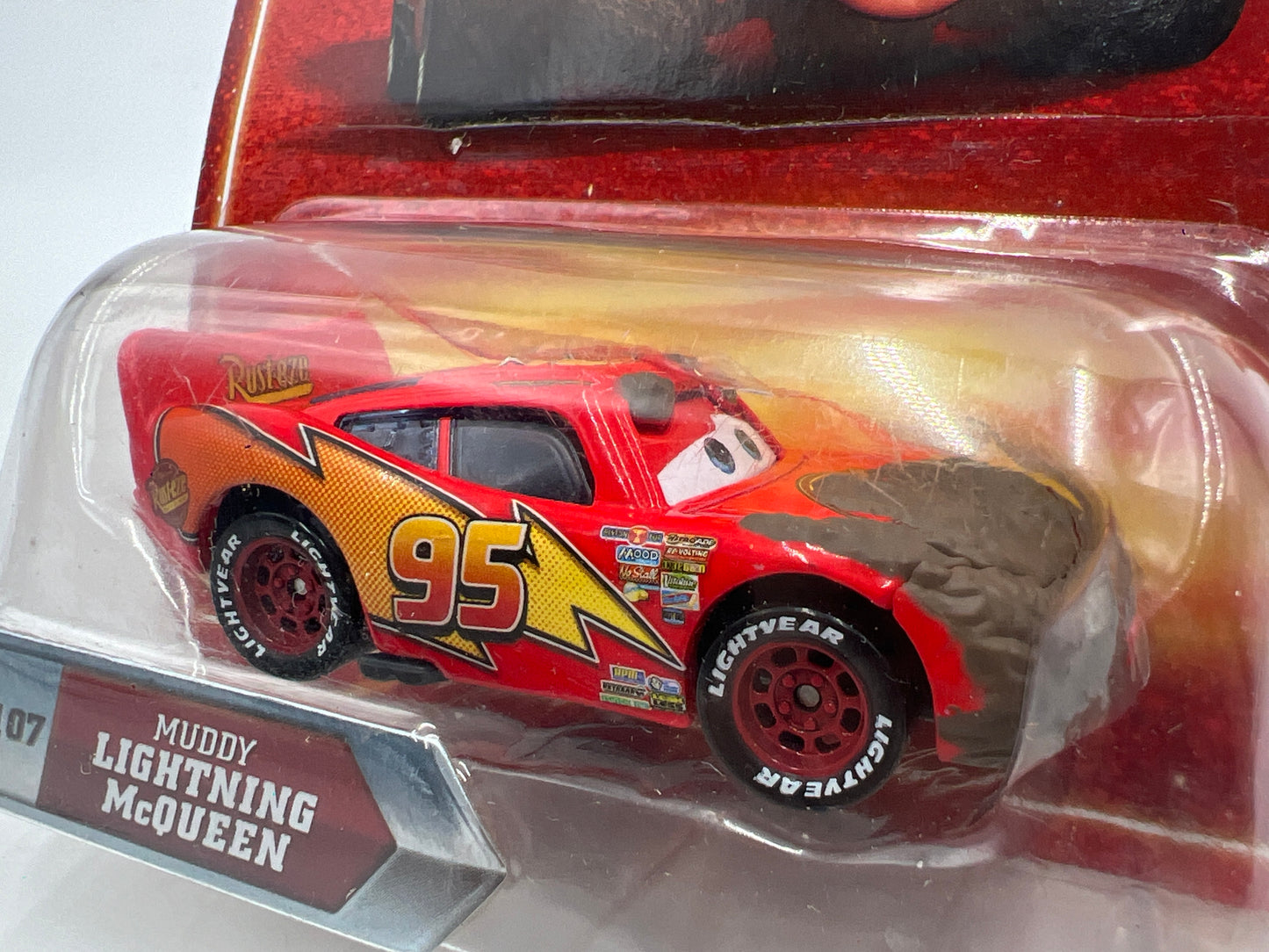 Disney Pixar Cars Target Exclusive Final Lap Collection #107 Muddy Lightning McQueen