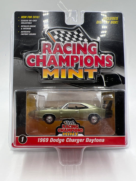 2016 Racing Champions Mint #1 1969 Dodge Charger Daytona Green 180i