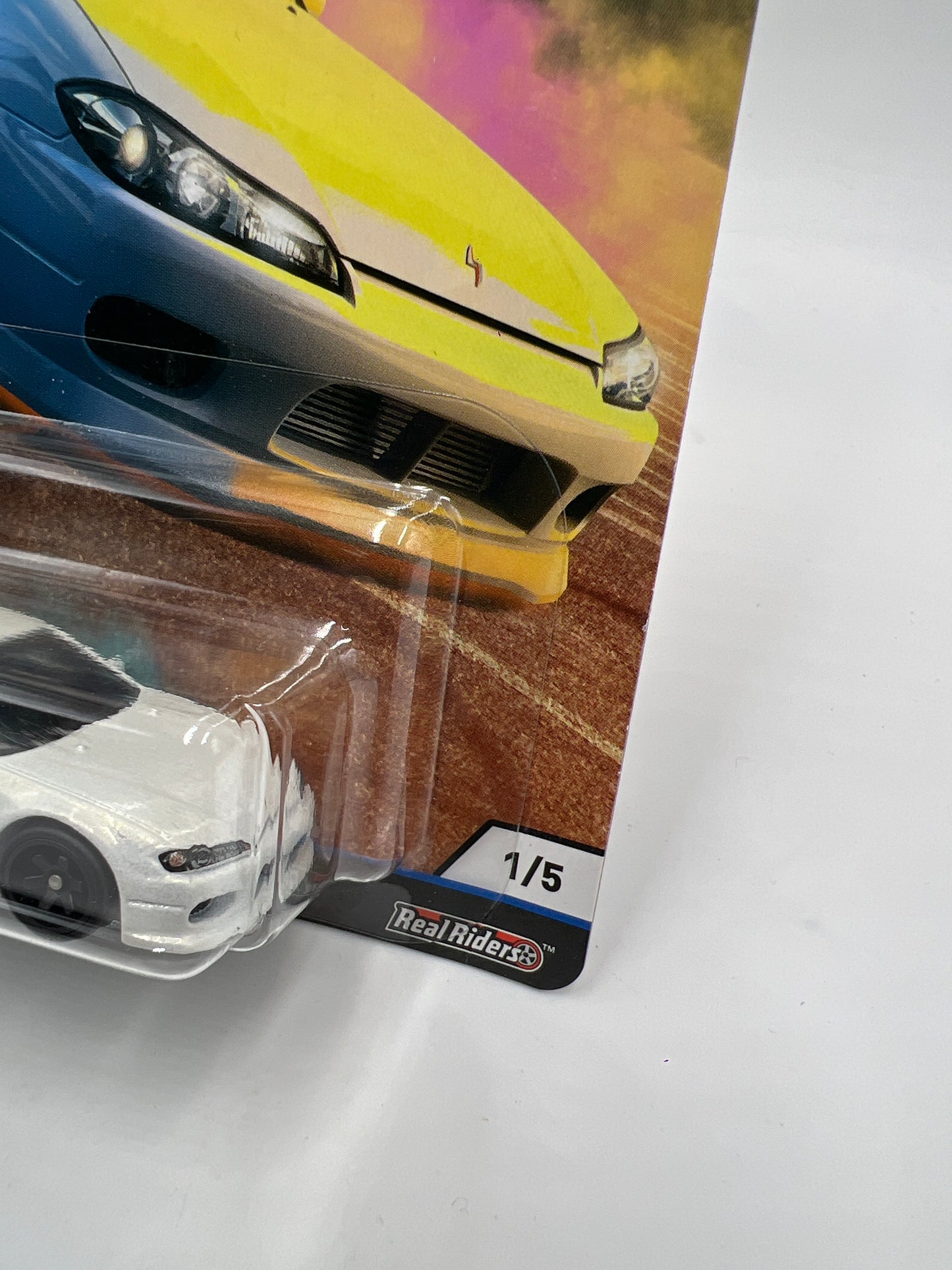 Hot Wheels Premium Street Tuners #1 Nissan Silvia S15 White W/Protector