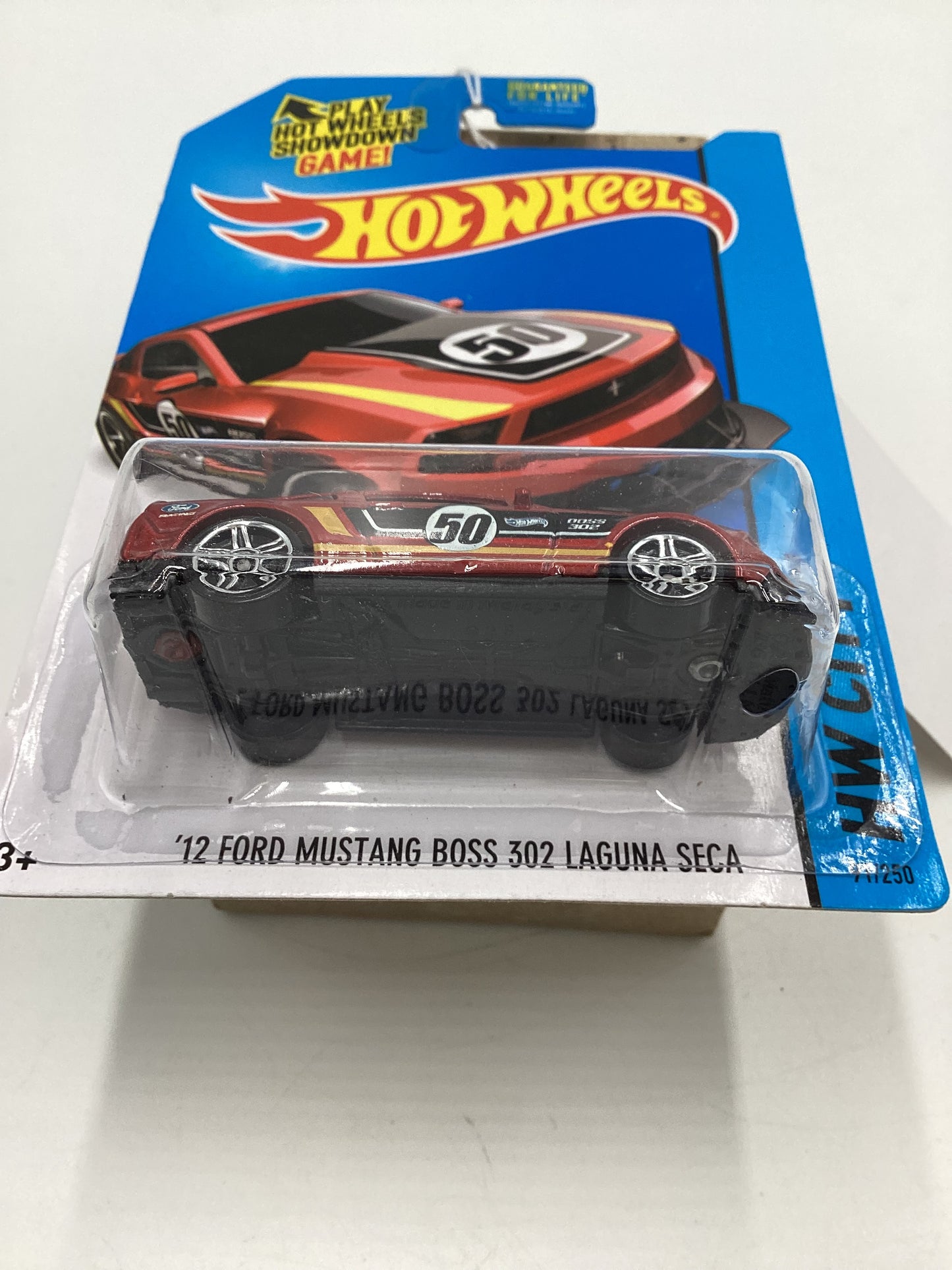 Hot Wheels 2014 HW City 12 Ford Mustang Boss 302 Laguna Seca Red 25G