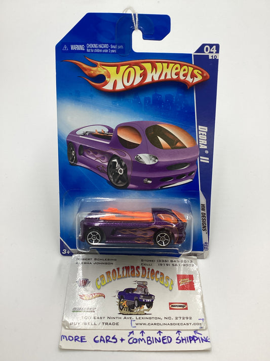 2009 Hot Wheels #100 Deora II Purple Walmart Exclusive 238F