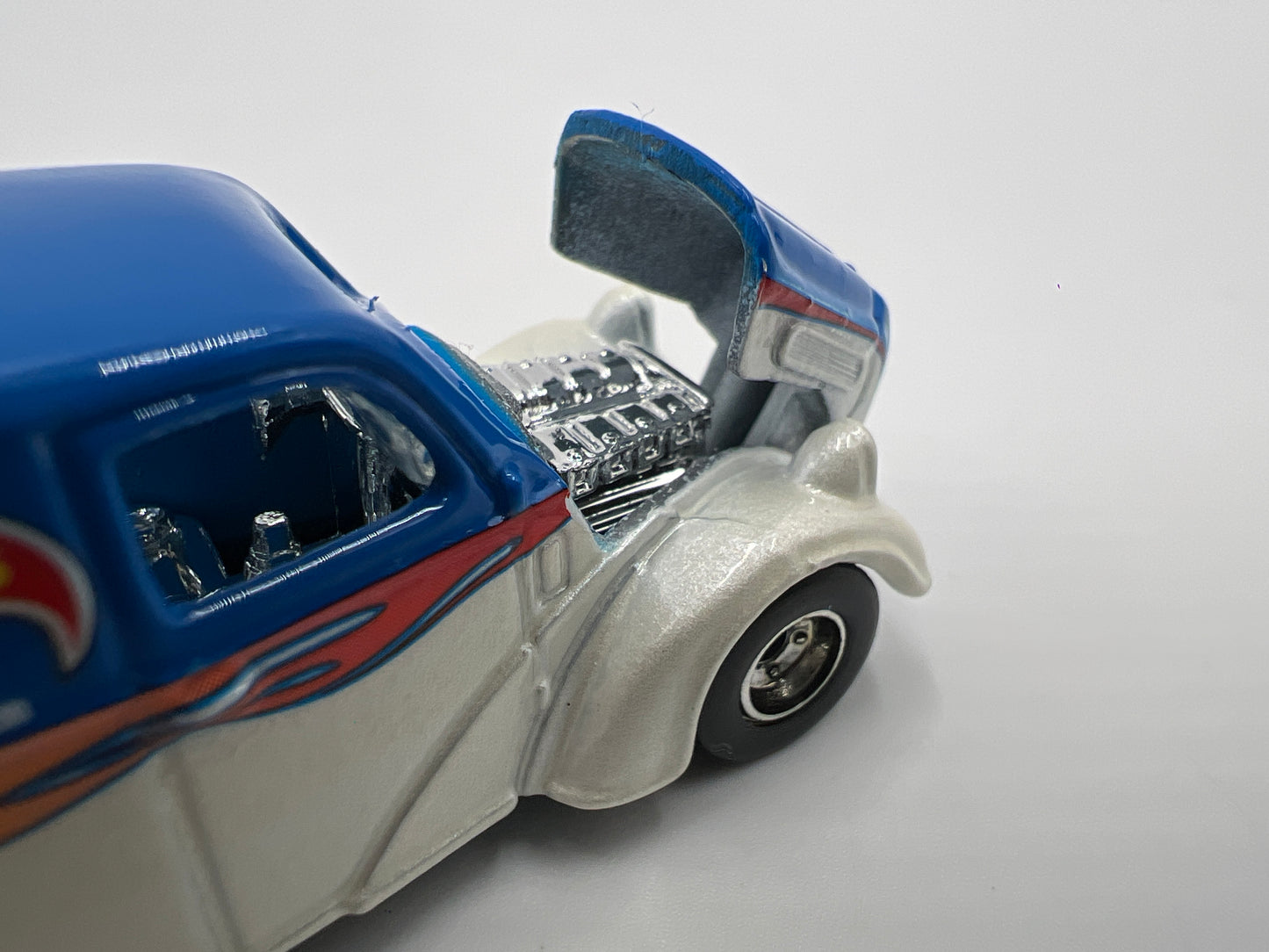 Hot Wheels 1/64 Premium 100% Rod & Custom Ford Anglia Panel Blue/White Loose