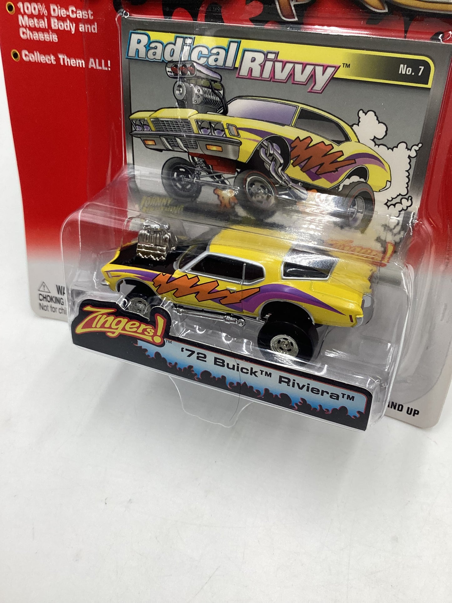 Johnny lightning Street freaks zingers #7 72 Buick Riviera Radical Rivvy 220C