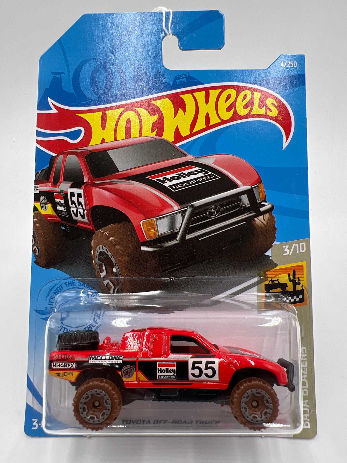 2021 Hot Wheels HW Baja Blazers #4 Toyota Off-Road Truck Red 95A