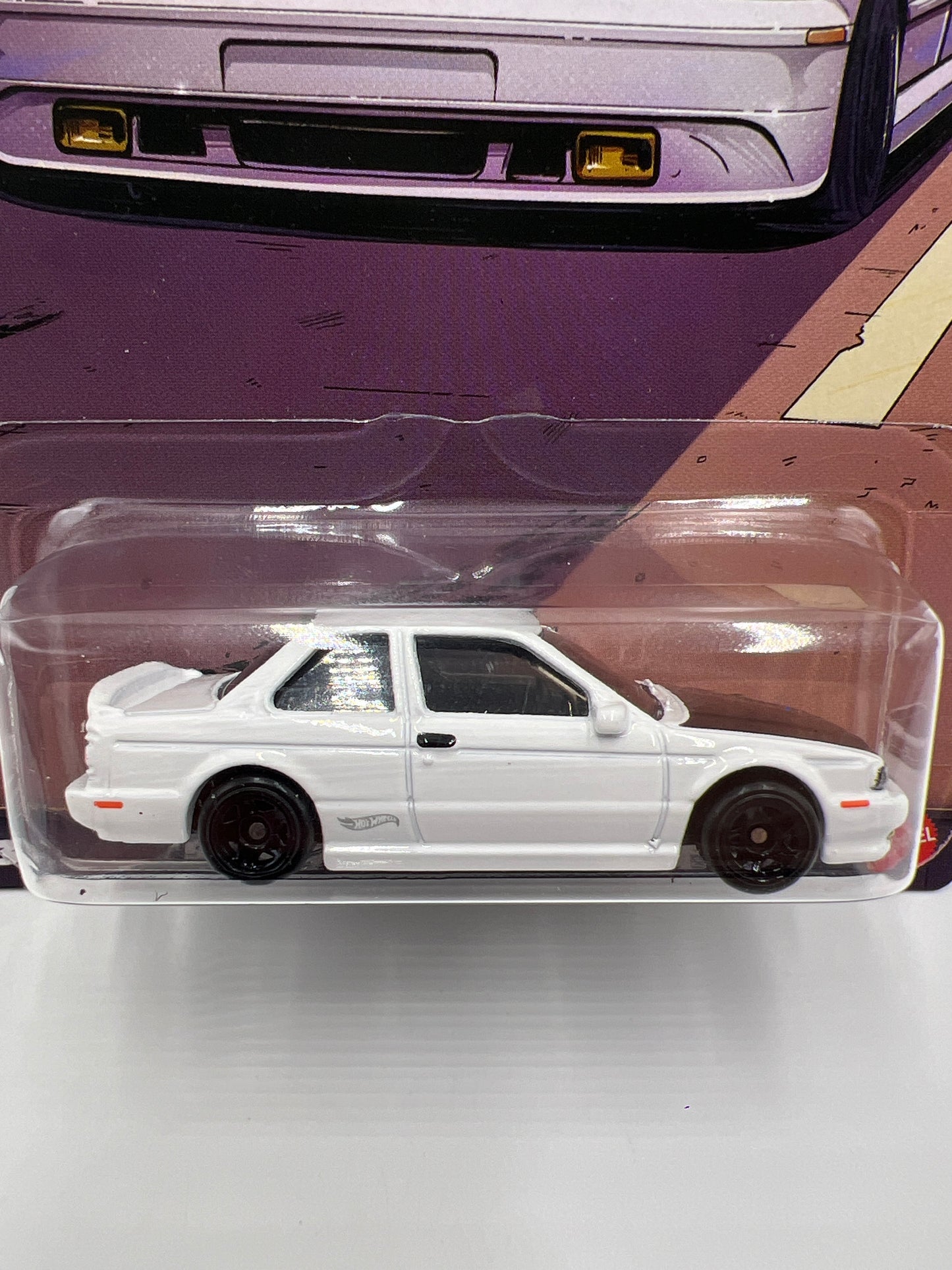 2025 Hot Wheels Silver Series Compact Kings #5 91 Nissan Sentra SE-R White 161A