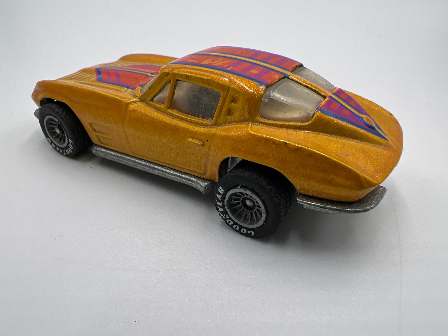 Hot Wheels 1/64 Blackwall Real Riders Hi Raker 63 Split Window Corvette Dark Yellow Loose