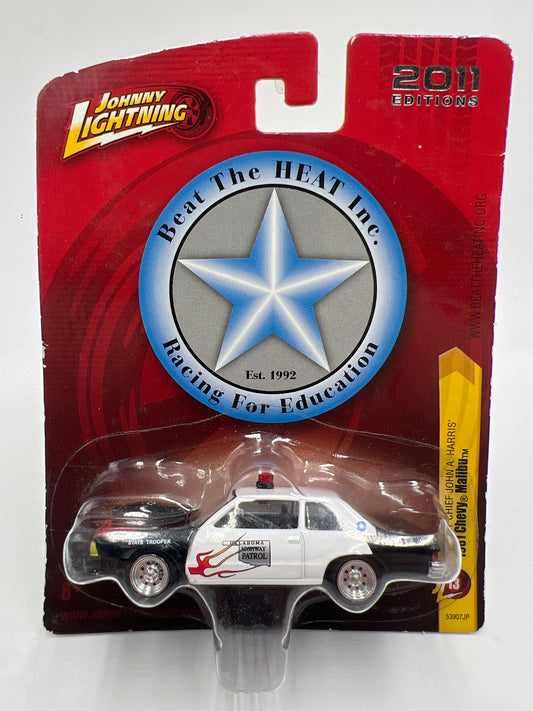 Johnny Lightning Small Card Deputy Chief John A Harris 1981 Chevy Malibu W/Protector