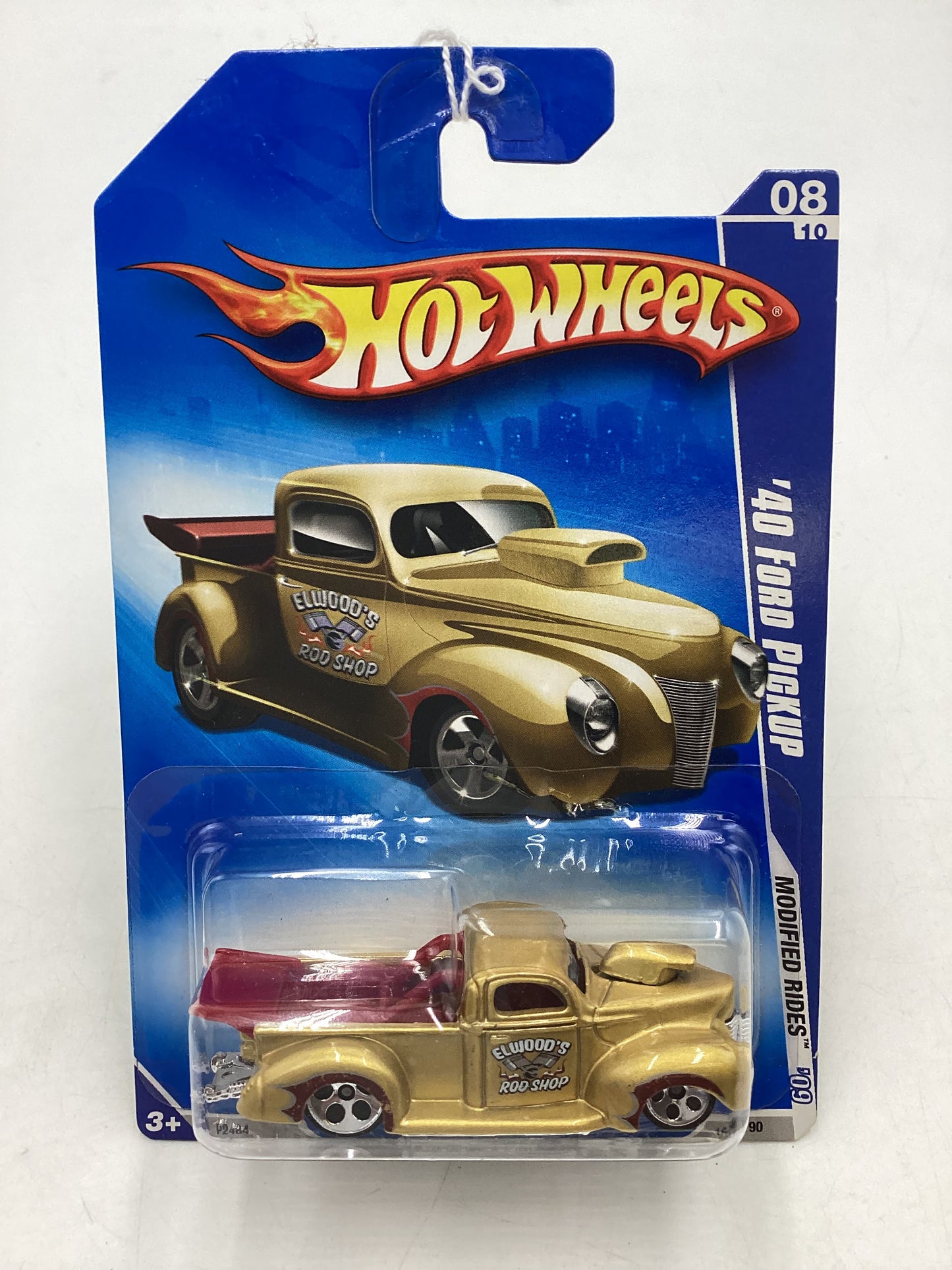 2009 Hot Wheels Modified Rides #164 40 Ford Pickup Gold 5 Dot Wheels 28E