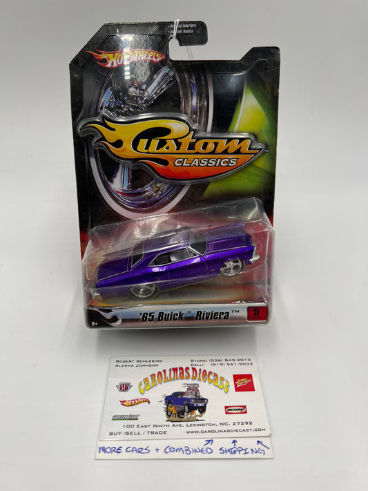 Hot Wheels 1:50 Custom Classics #5 65 Buick Riviera Purple SR