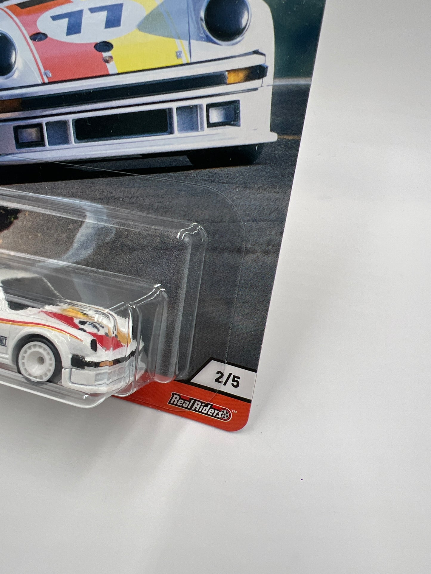 Hot Wheels Premium Thrill Climbers #2 Porsche 934.5 White W/Protector