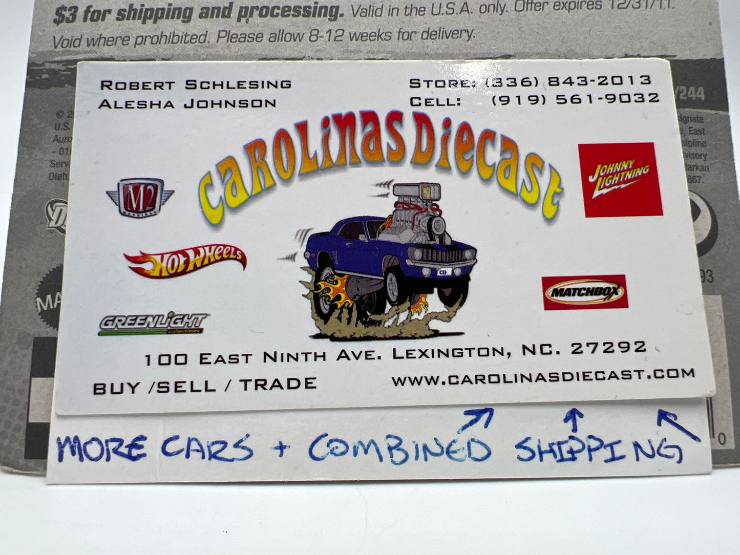 2011 Hot Wheels New Models #26 10 BMW M3 Red Green Lantern Card SR