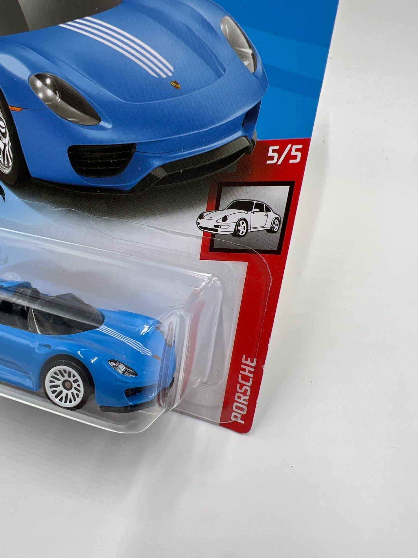 2020 Hot Wheels Porsche #94 Porsche 918 Spyder Blue