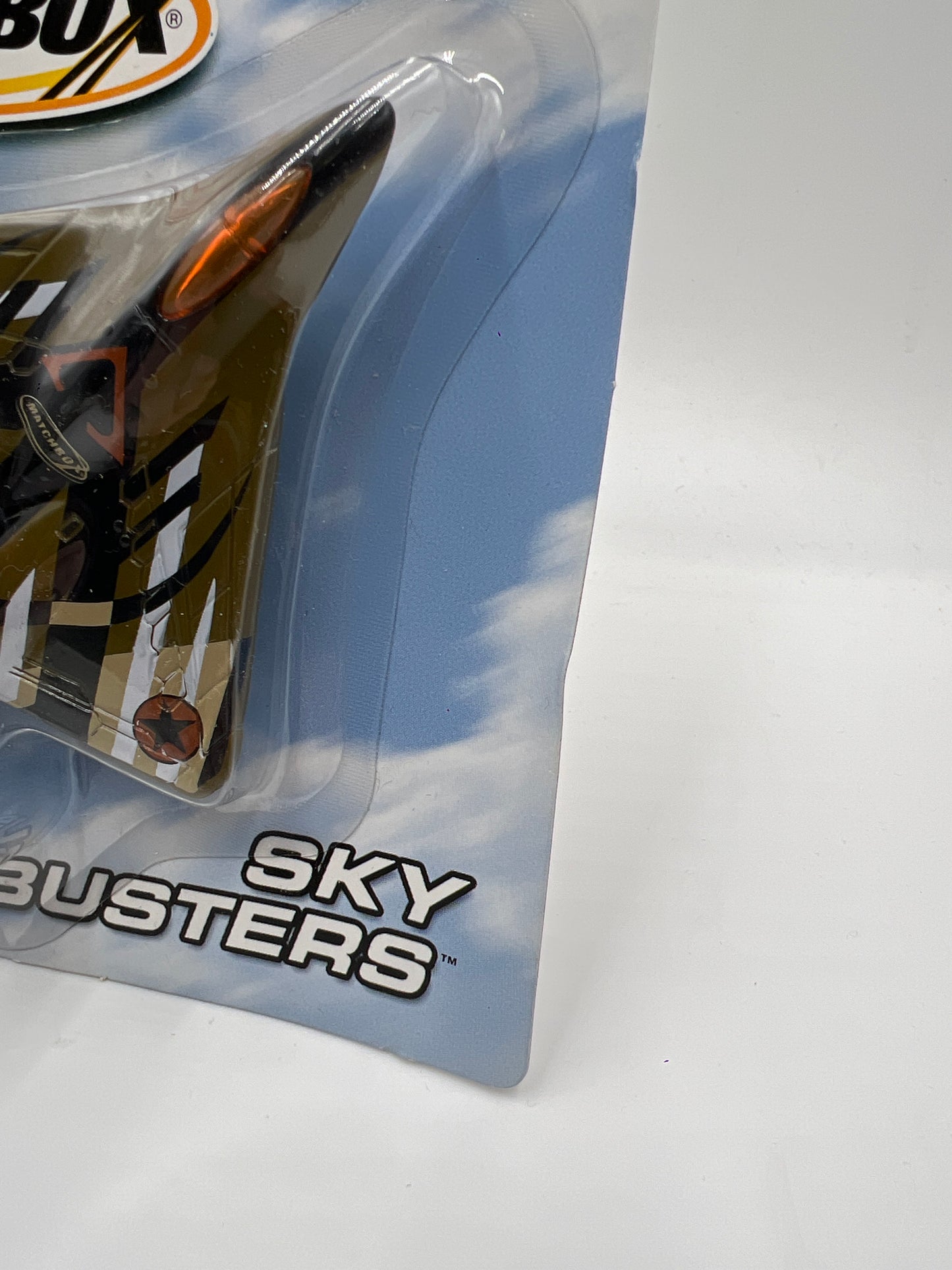Matchbox Sky Busters Fighter Jet Brown