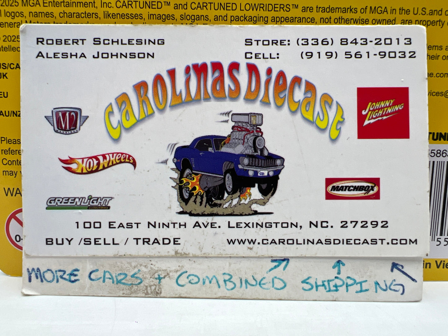 MGA Car Tuned Series 7 #5 50 Chevy COE Truck Green