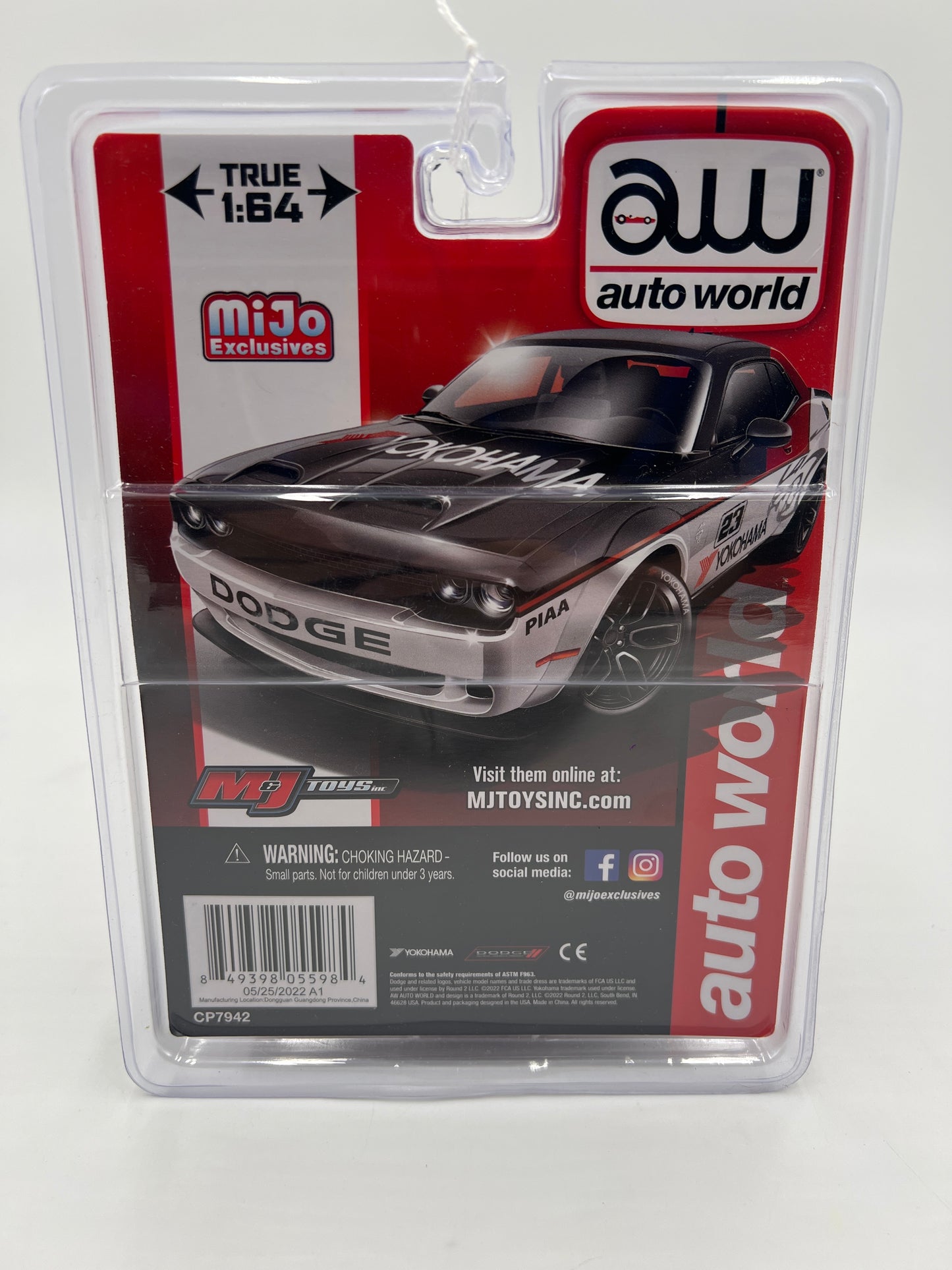 Auto World MiJo Exclusive Yokohama 2019 Dodge Challenger SRT Hellcat 1/6000 179F