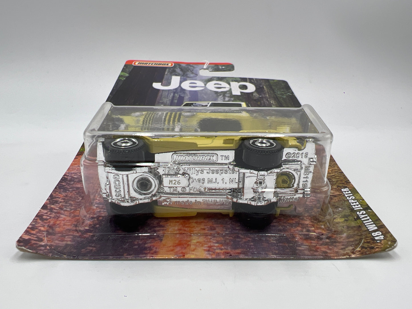 Matchbox Jeep Series 48 Willys Jeepster Yellow 157D