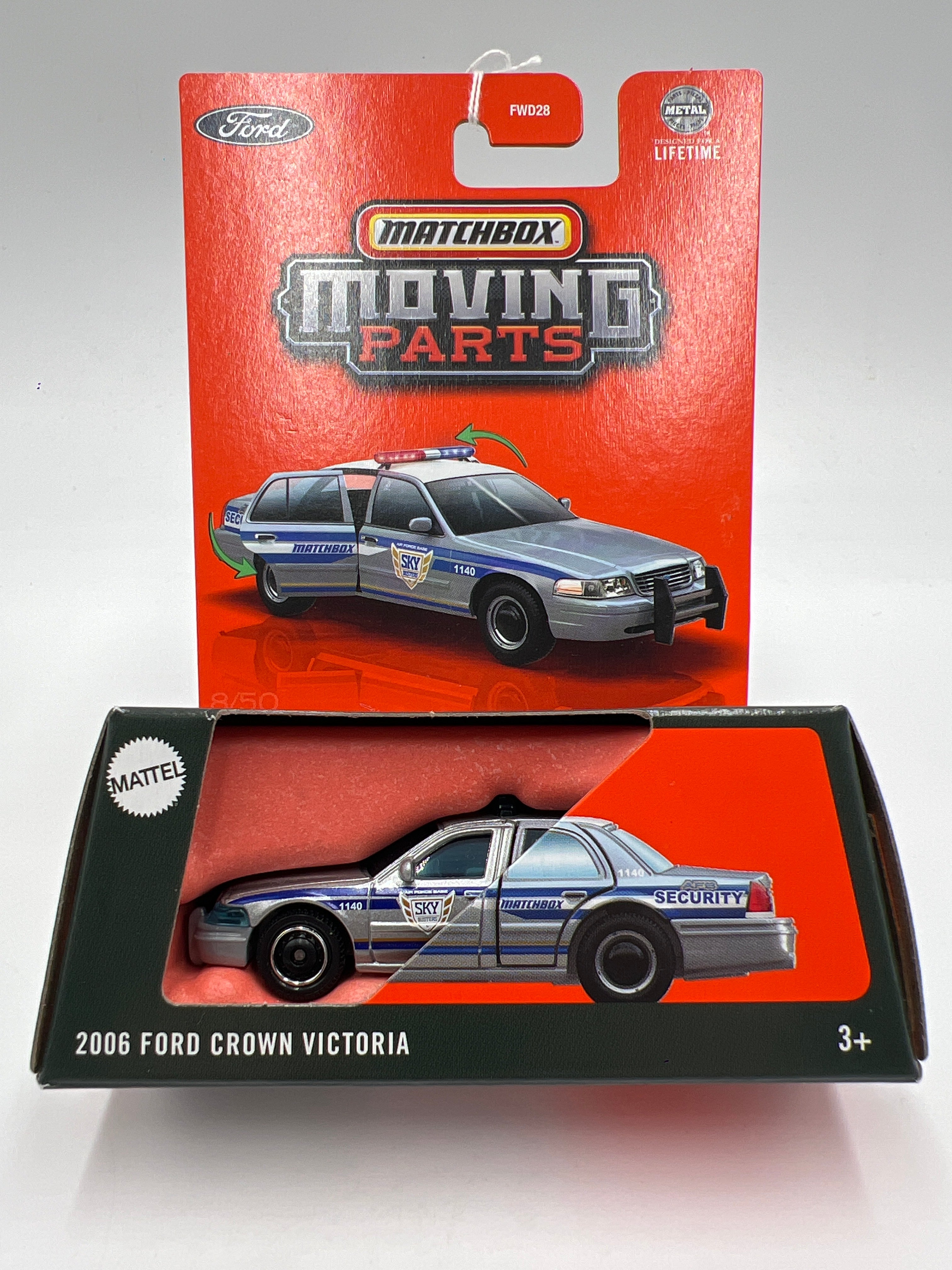 2025 Matchbox Moving Parts #8 2006 Ford Crown Victoria Security