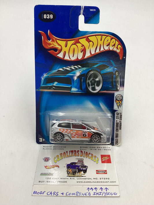 2003 Hot wheels First Editions #039 Honda Civic Silver 76A