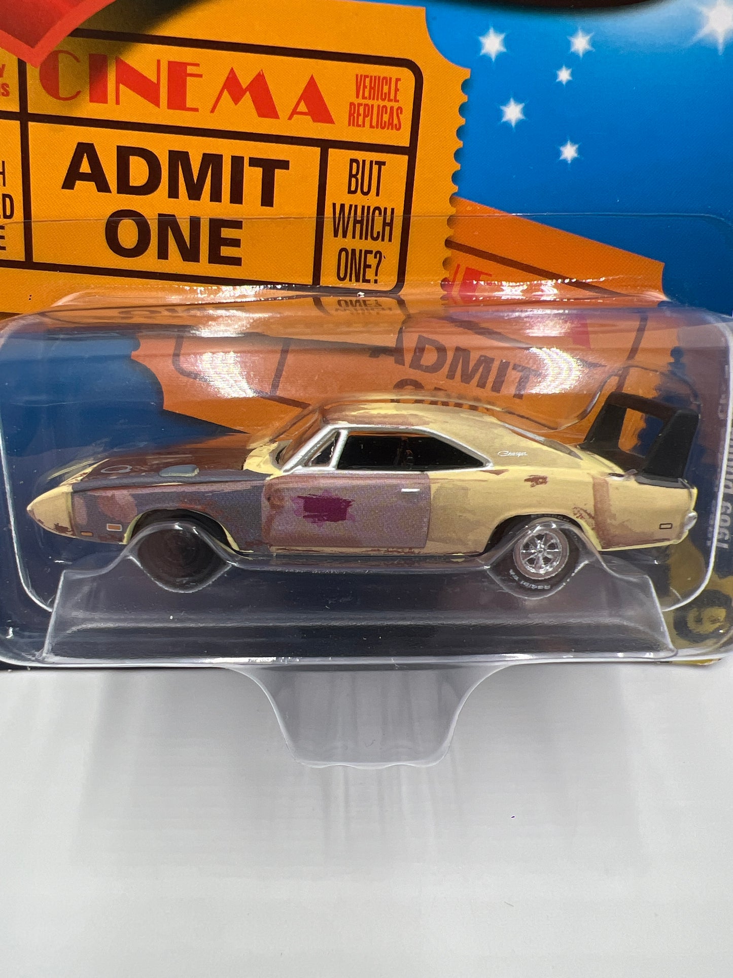 Johnny Lightning Pop Culture Mystery Manitee Release 2 #6 1969 Dodge Charger Daytona 227C