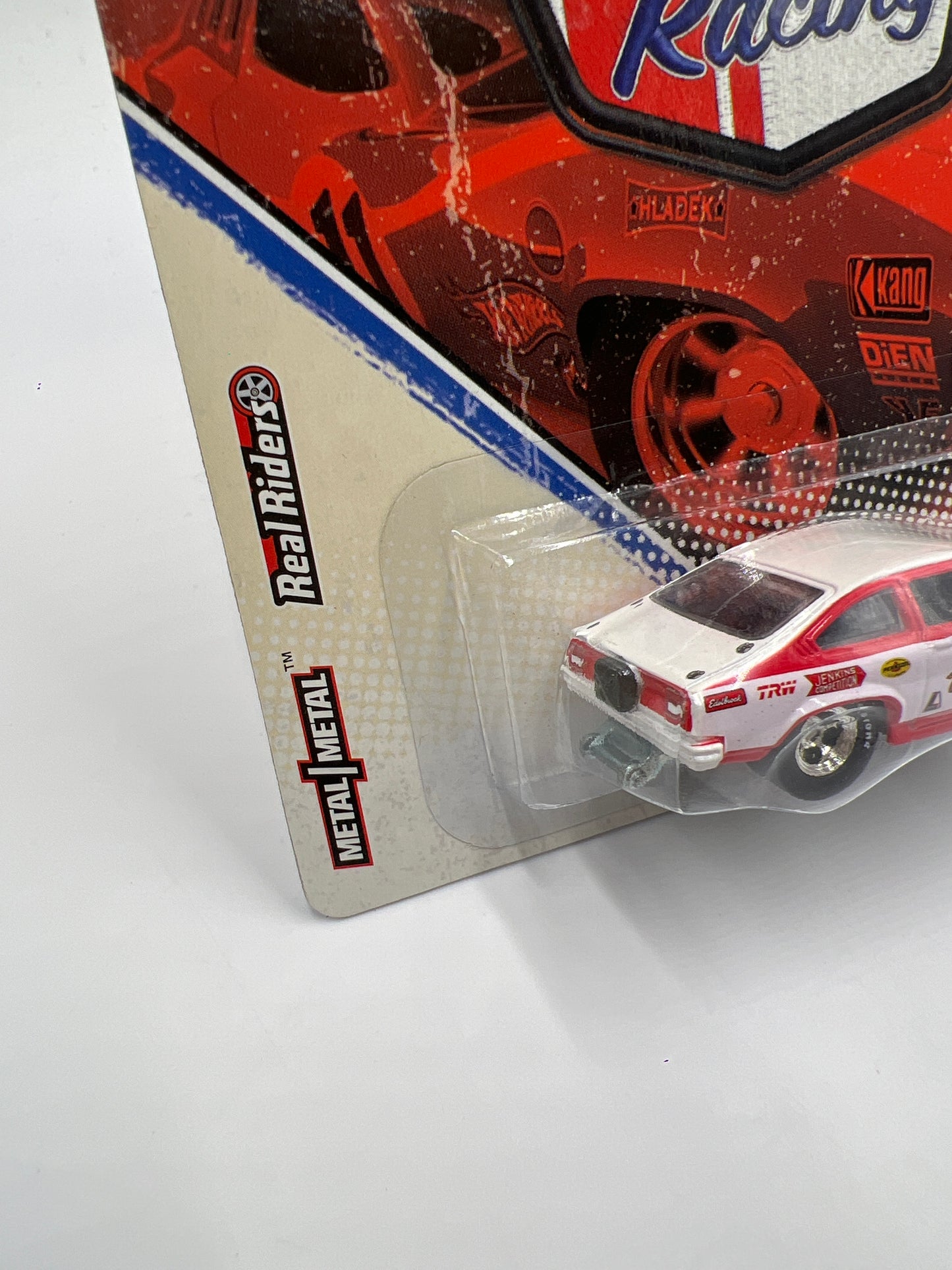 Hot Wheels Premium Vintage Racing #12 74 Chevy Vega Pro Stock Grumpys Toy Red/White W/Protector #2