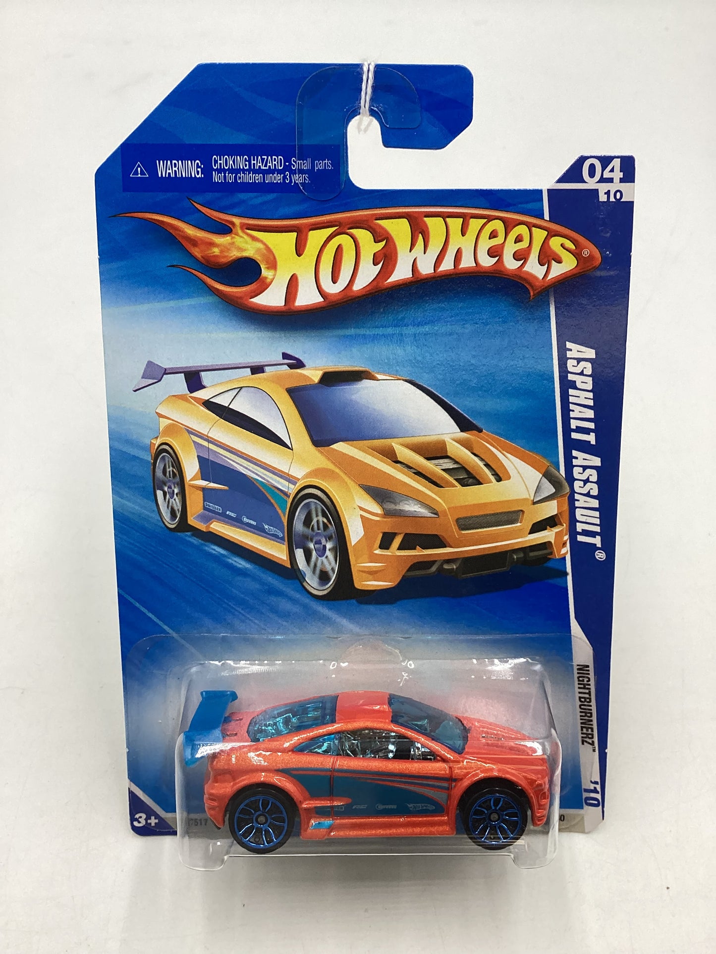 2010 Hot Wheels #092 Orange Asphalt Assault 88i