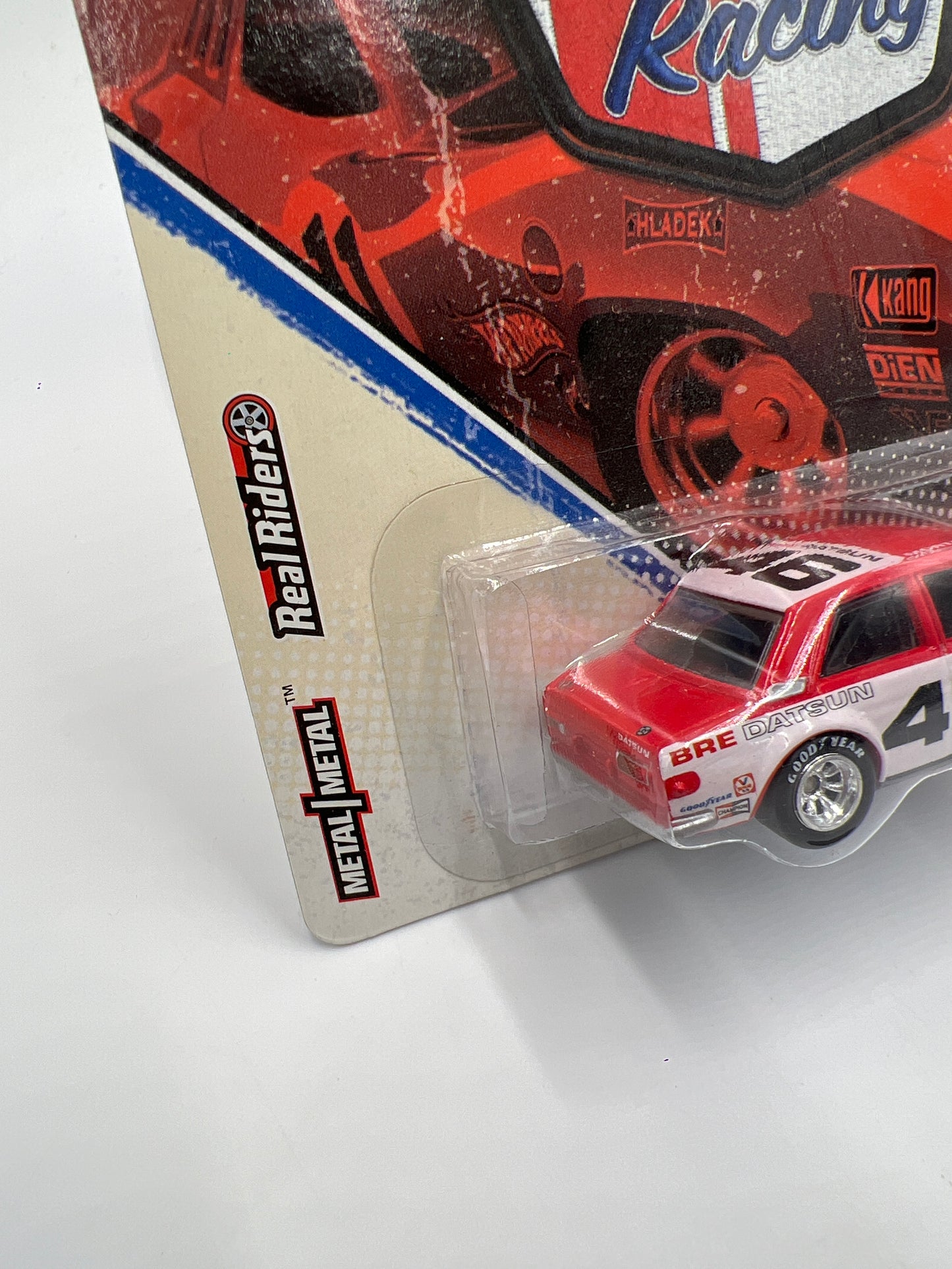 Hot Wheels Premium Vintage Racing #22 John Mortons BRE Datsun Bluebird 510 Red/White W/Protector