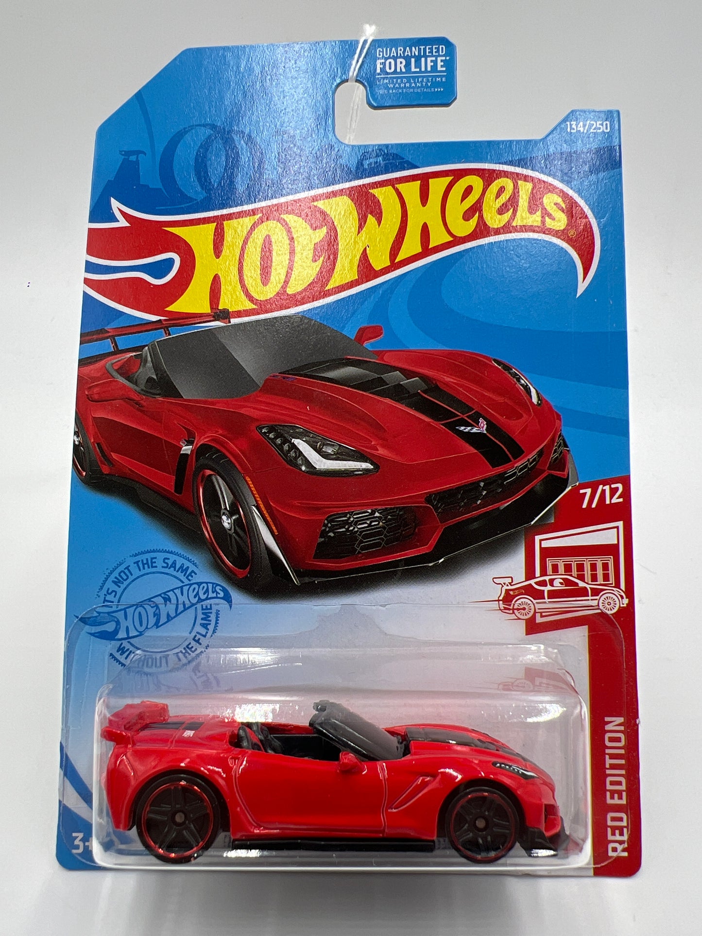 2021 Hot Wheels Target Exclusive Red Edition #134 19 Corvette ZR1 Convertible Red 146C