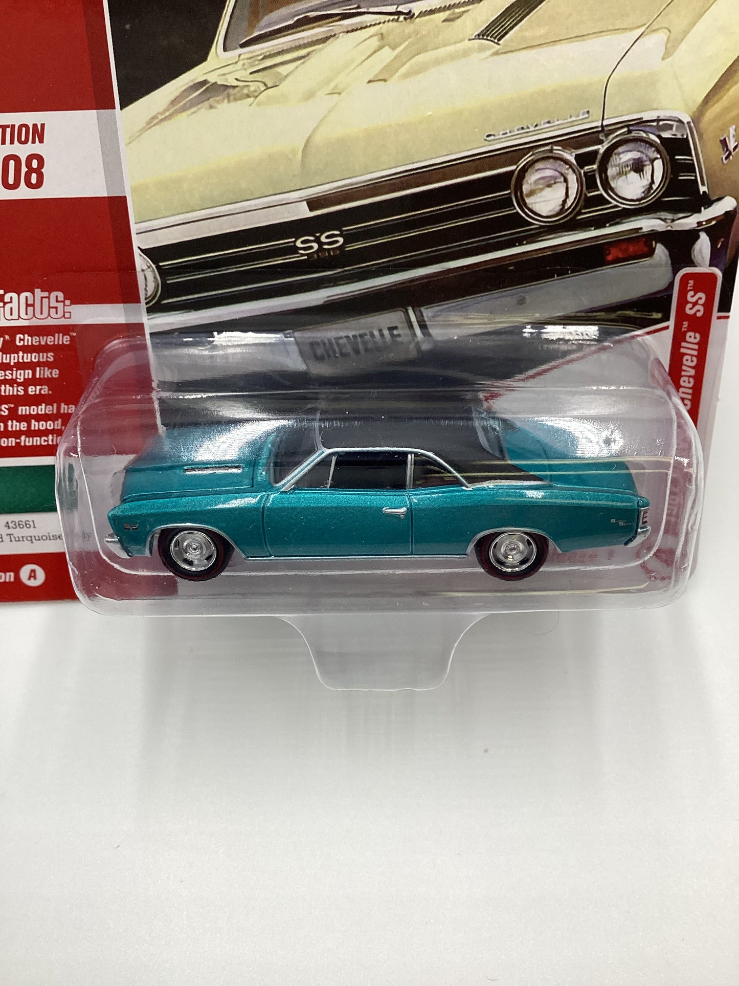 Johnny Lightning Muscle Cars USA Release 1 Version A 1967 Chevy Chevelle SS Light Blue 229E