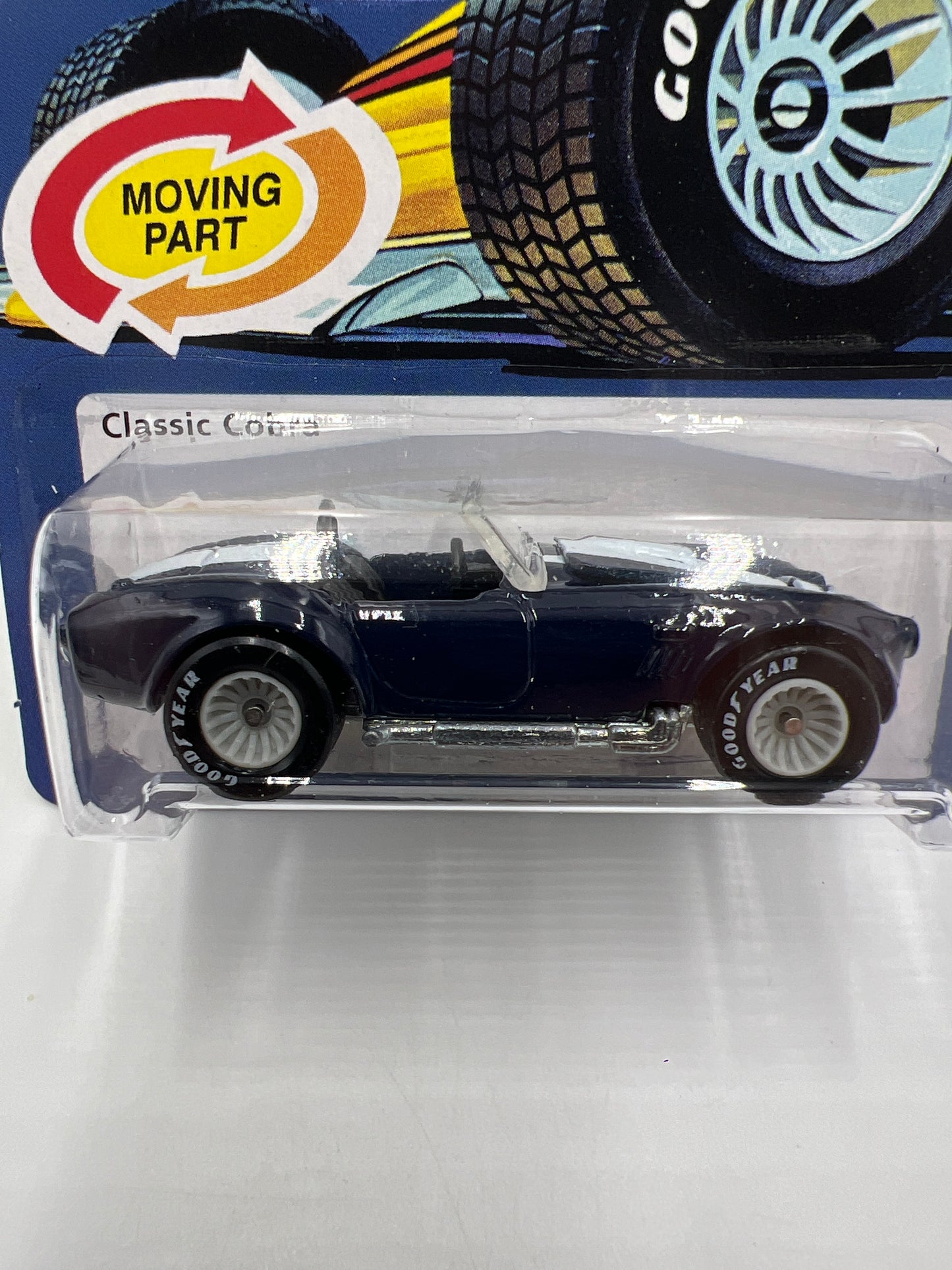Hot Wheels 30 Years 1970 Authentic Commemorative Replica Real Riders Shelby Classic Cobra Blue W/Protector