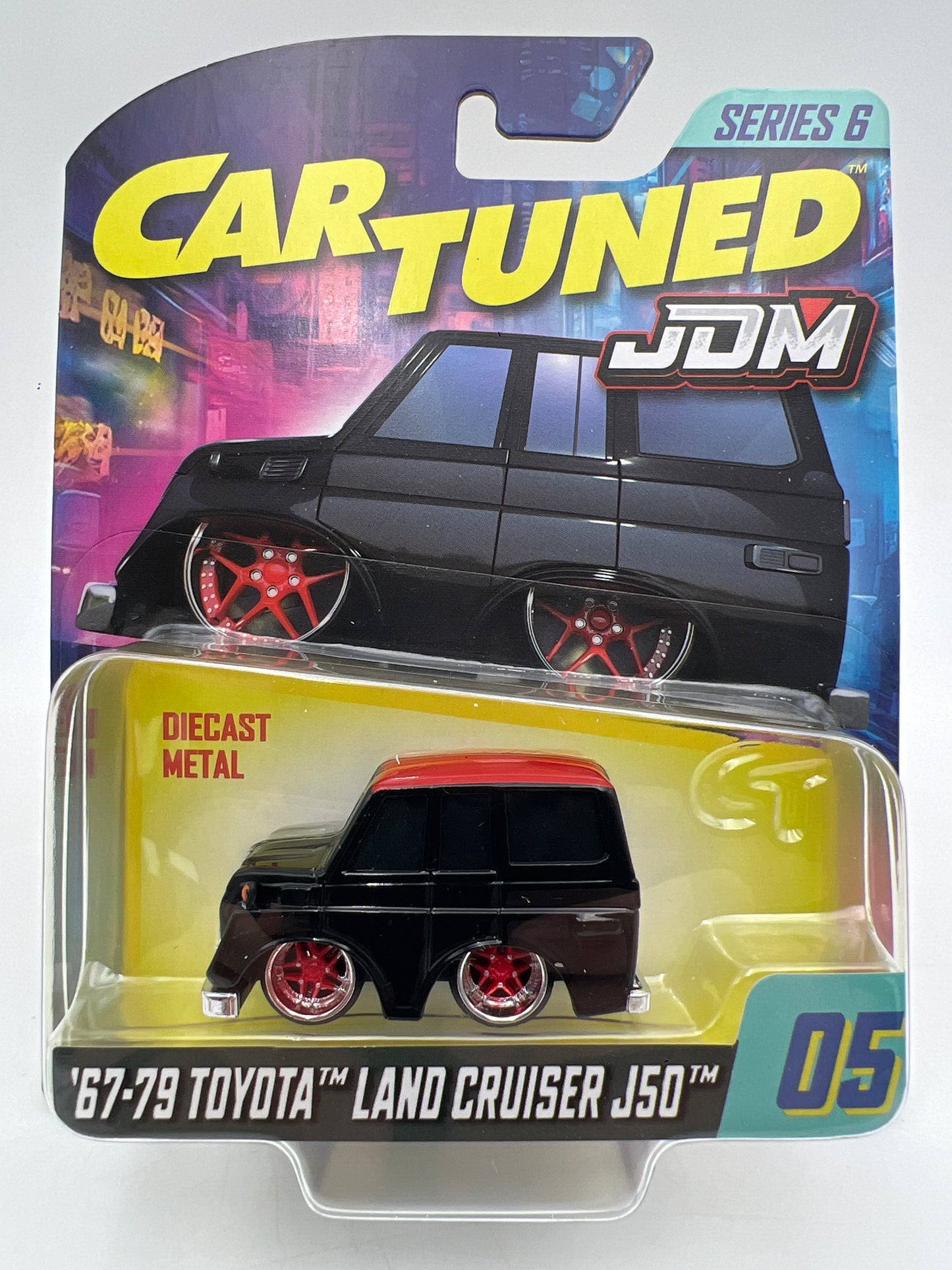 MGA Car Tuned JDM Series 6 #5 67-79 Toyota Land Cruiser J50 Black