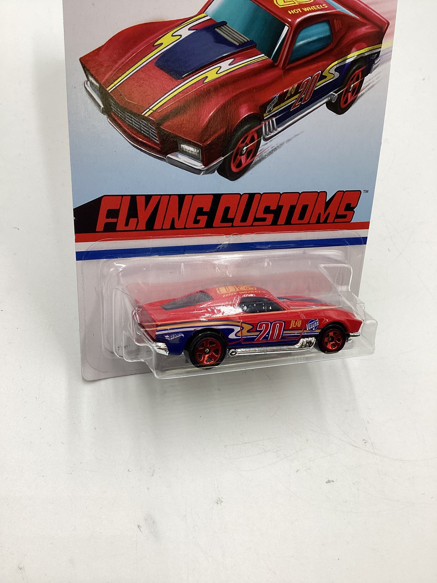 Hot Wheels Target Exclusive Flying Customs Blvd. Bruiser Red Cracked Blister 152i