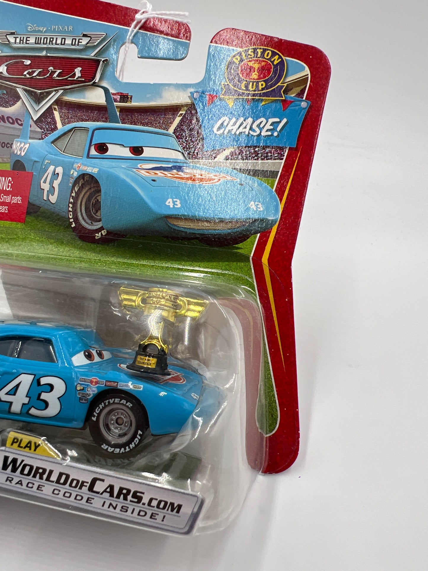 Disney Pixar The World of Cars Chase #101 The King With Piston Cup 139A