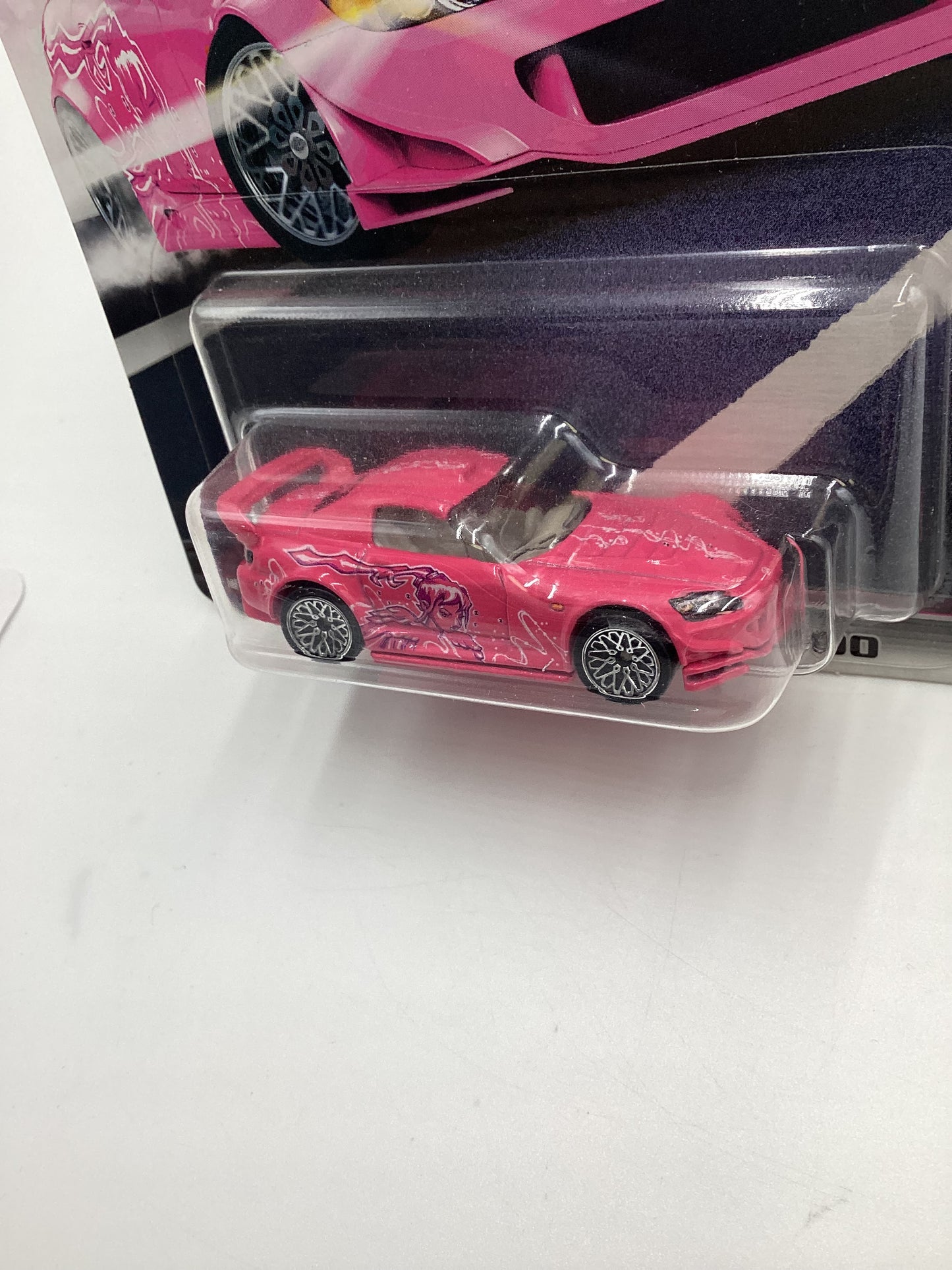 Hot Wheels Premium Fast & Furious Quick Shifters #1 Honda S2000 Pink W/Protector