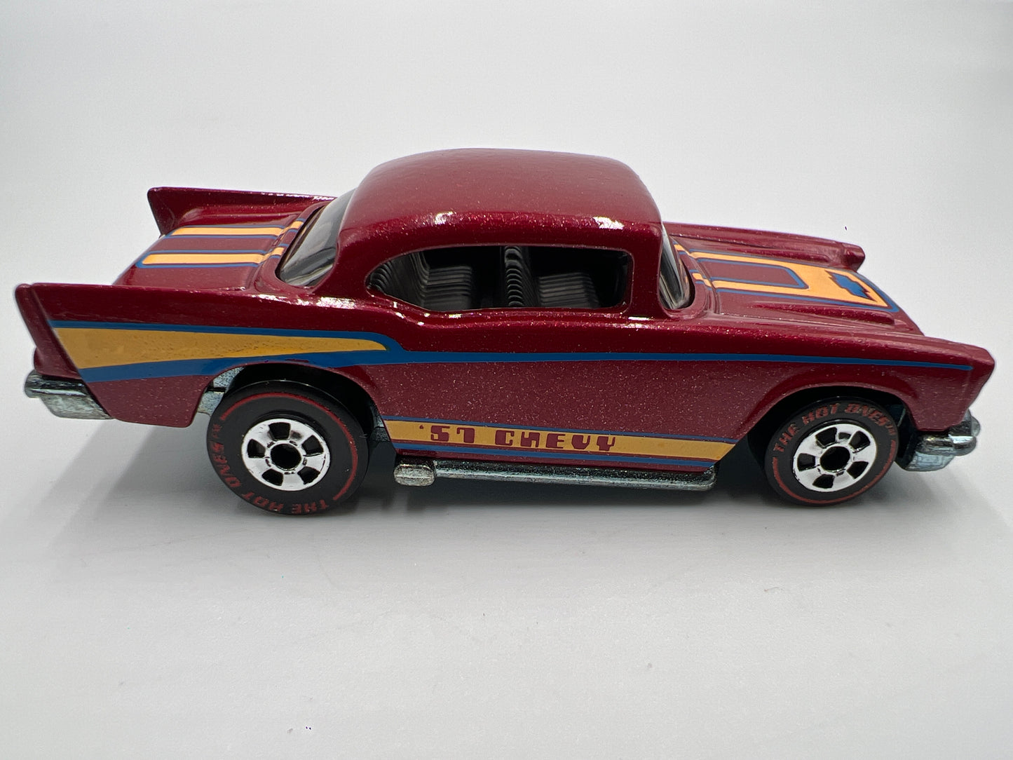 2011 Hot Wheels The Hot Ones CHASE 57 Chevy Maroon Loose