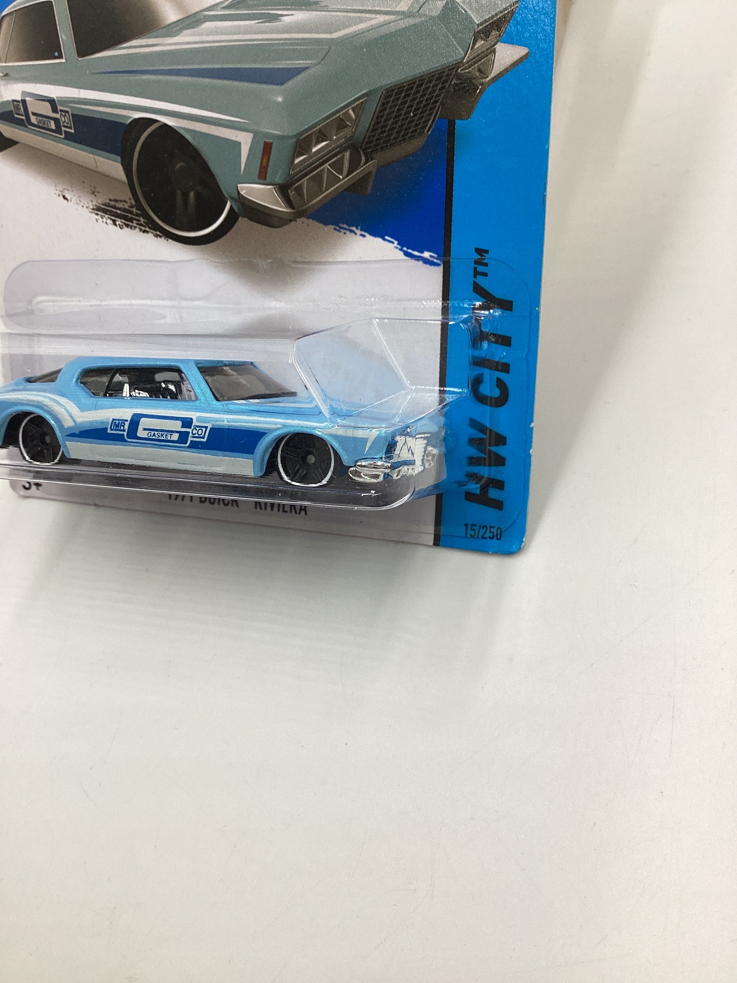 2015 Hot wheels HW City #15 Kmart Exclusive Light Blue 1971 Buick Riviera 235B