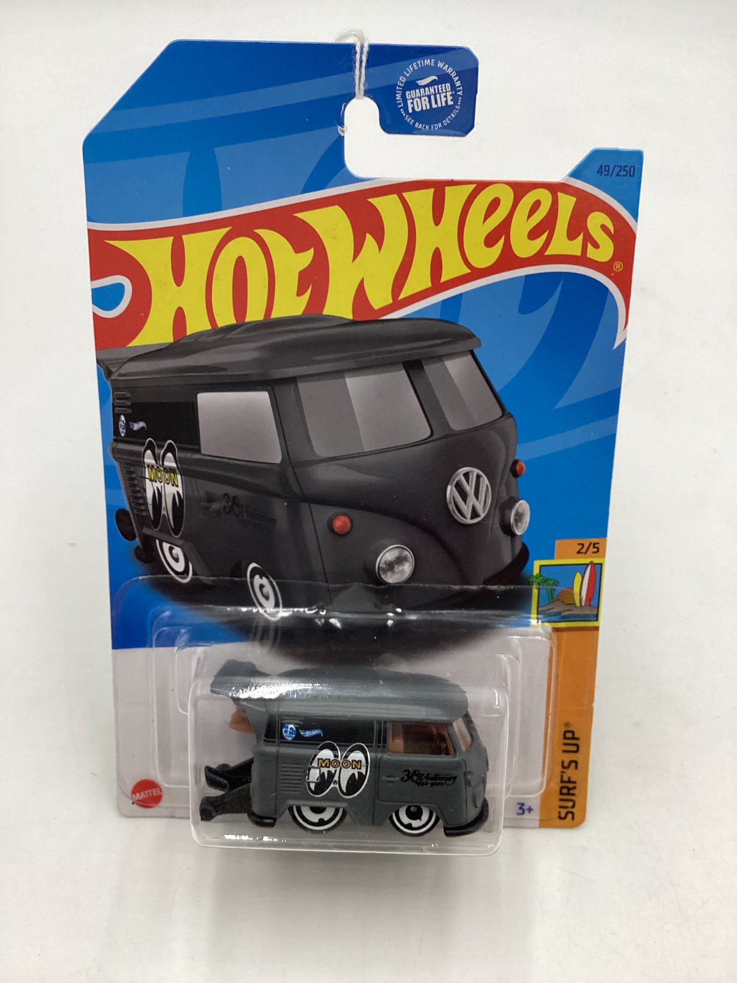 2023 Hot wheels Surfs Up #49 Kool Kombi Mooneyes Gray 97G