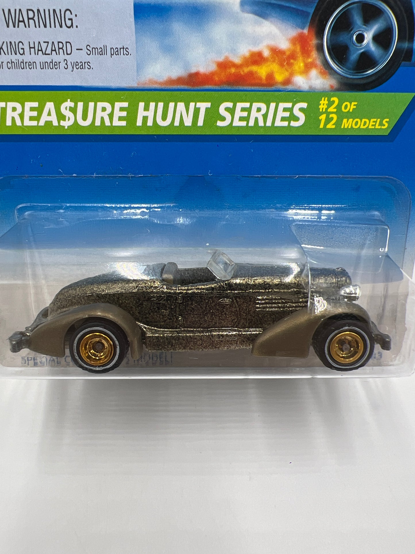 1996 Hot Wheels Treasure Hunt #437 Auburn 852 W/Real Riders 282D