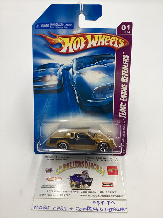 2008 Hot Wheels HW Team: Engine Revealers #153 Buick Grand National Gold 56B