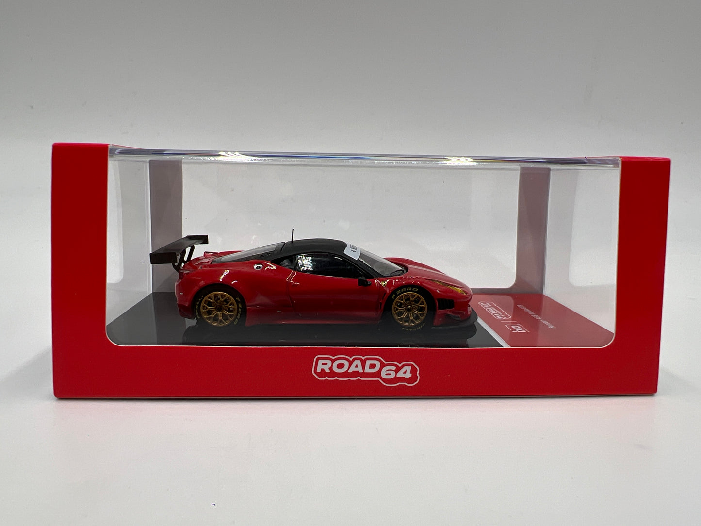 Tarmac Works x IXO Models x Road64 Ferrari 458 Italia GT3 Red