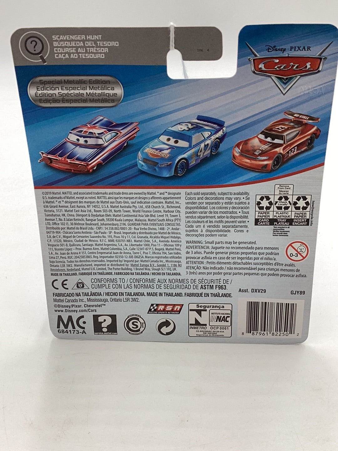 Disney Pixar Cars Metallic Union Jack Ramone Chase 141B