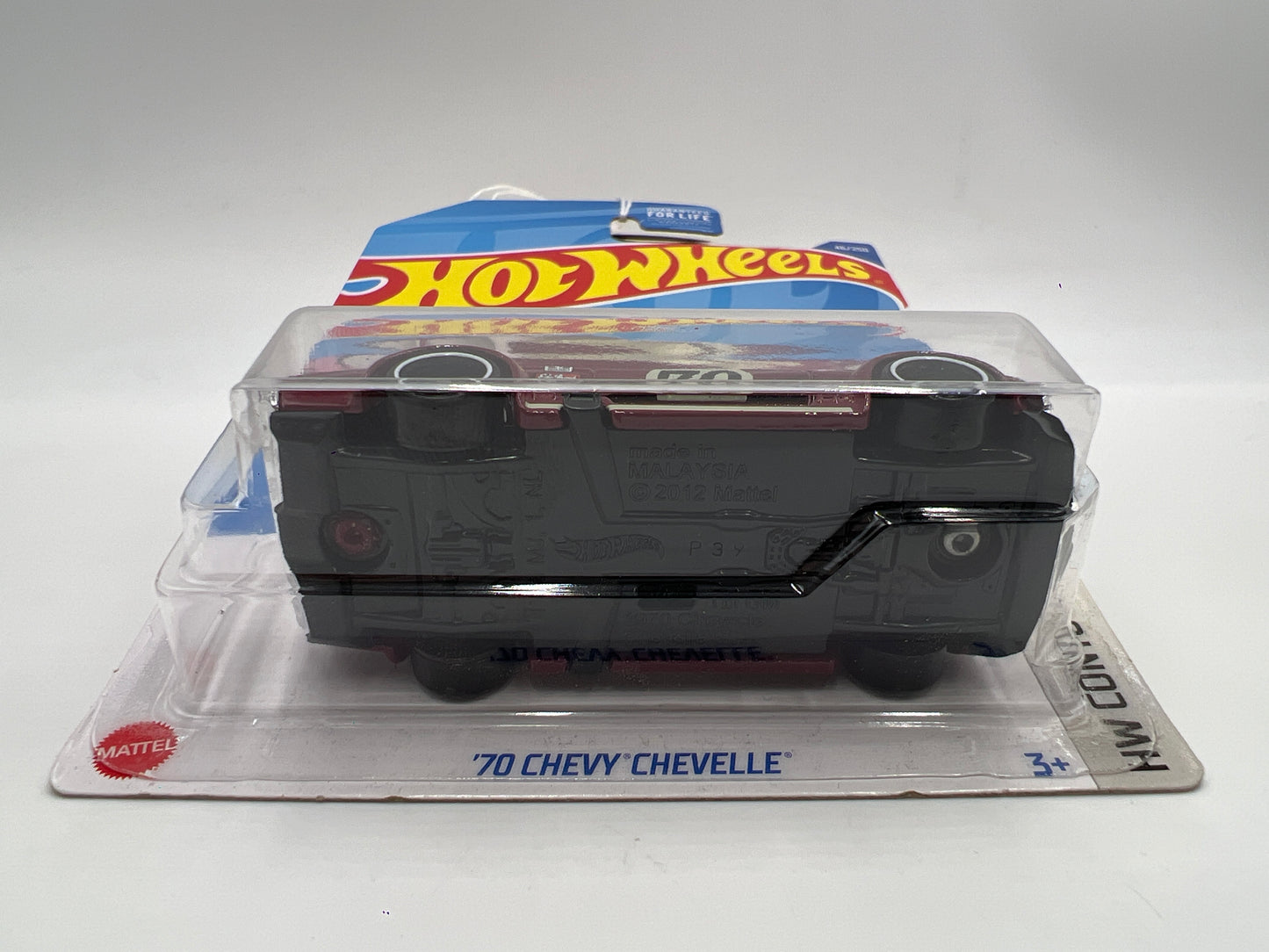2022 Hot Wheels Contoured #46 70 Chevy Chevelle Burgundy 7F