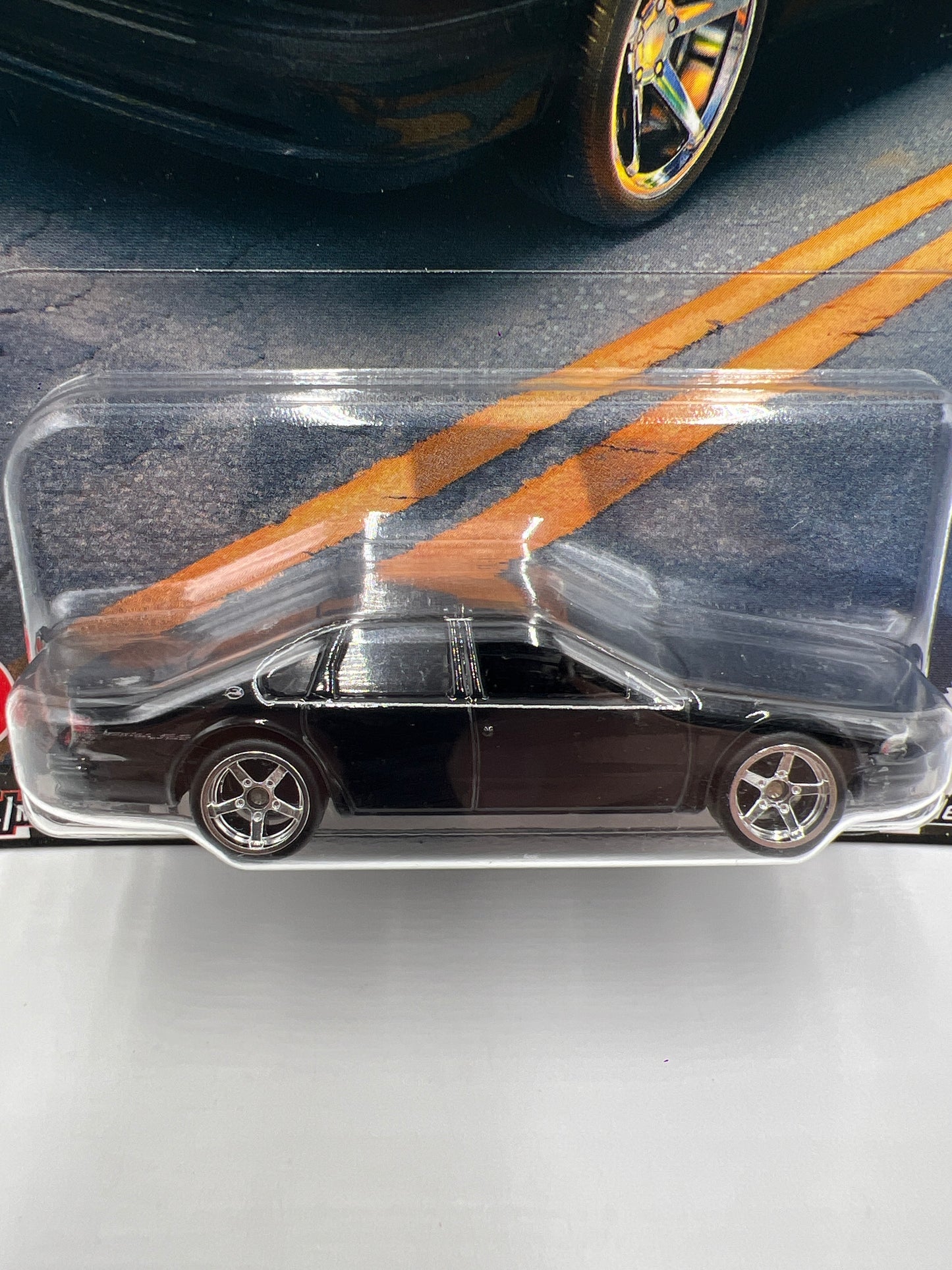 Hot Wheels Premium Boulevard #74 96 Chevy Impala SS Black W/Protector 2