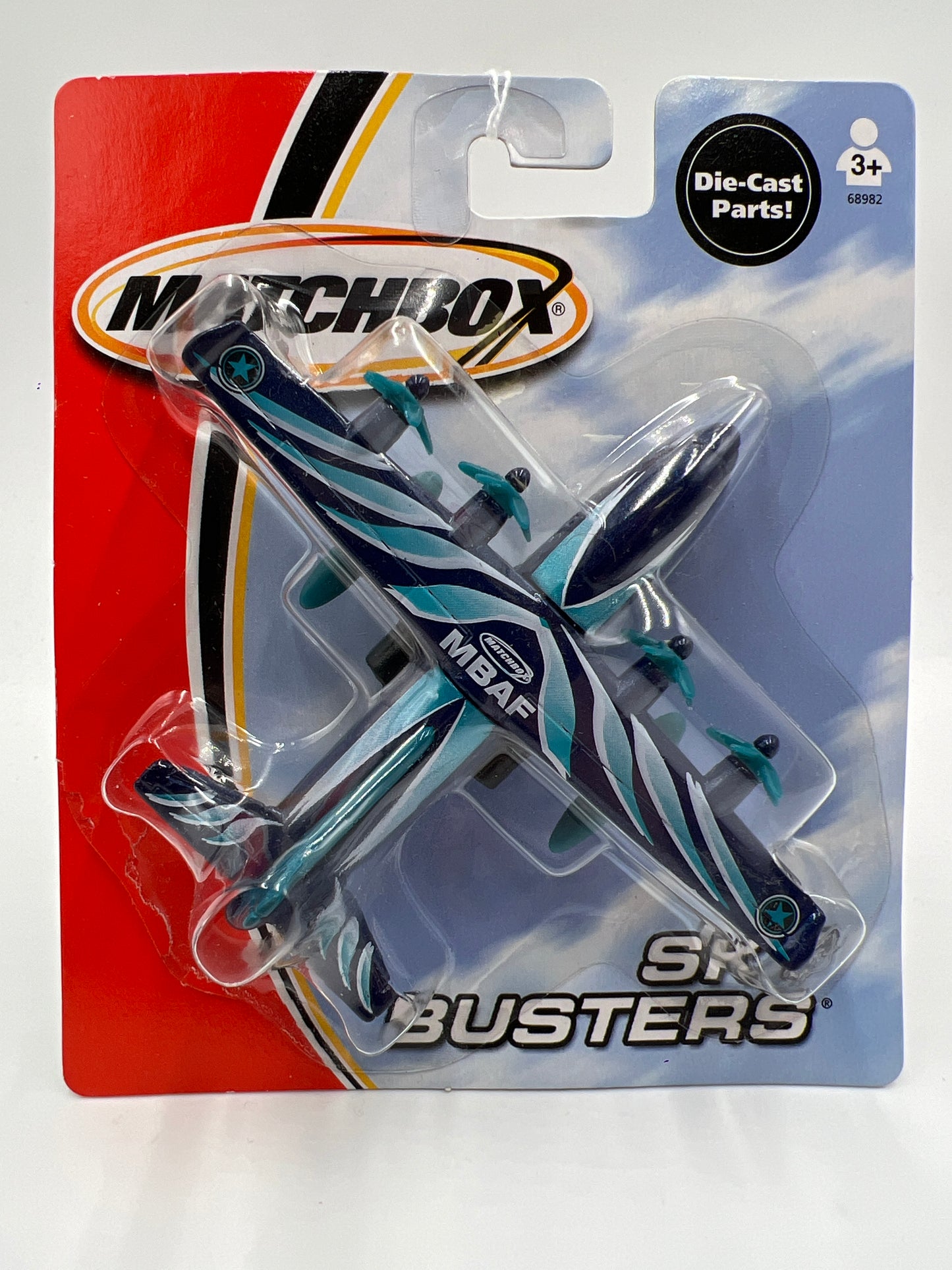 Matchbox Sky Busters Transport Plane MBAF Blue