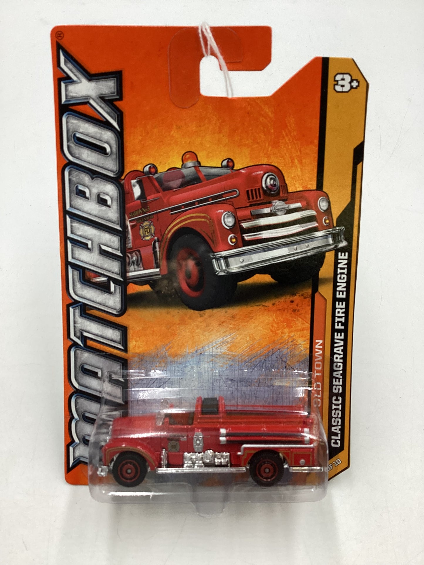 Matchbox MBX Old Town #10 Classic Seagrave Fire Engine Red 206C